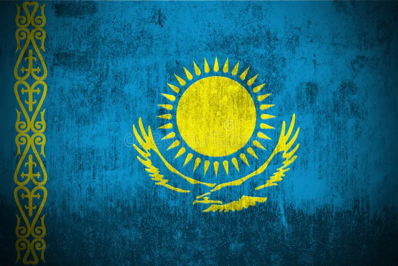 Kazakhstan Flag